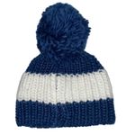 Spyder NWT  Blue & White Striped Beanie Stocking Cap Photo 2