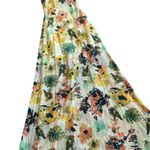 Maaji Floral Print Maxi Dress Lace-Up Open Back Stretch Beach Swimwear Small Photo 4