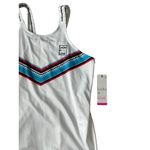 LUCKY IN LOVE Chevron Logo Tank Top Size M NEW White Size M Photo 1