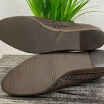 Salvatore Ferragamo  Brown Textured Reptile Print Leather Lace Slip On Shoes 6 Photo 4