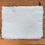 Style lab girl Iridescent Sequin Clutch. 9x7 inches. Like new White Photo 1