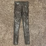Spanx Faux Leather Croc Shine Leggings Size Medium Photo 1