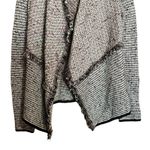 White House | Black Market Sweater Jacket Womens Small Multicolor Tweed Open Drape Photo 3