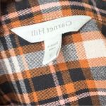 Garnet Hill Plaid Flannel Button Up Shirt Photo 3