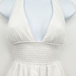 Bonhomia Resortwear Vacation Beach Wedding White Smocked Halter Dress Size S Photo 1