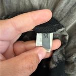 Aratta Women's Blouse Boho Grey Acid Wash Lace Embroidered Long Sleeve Top M Gray Size M Photo 9