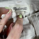 Madewell  White‎ Denim Dempsey High Rise Shorts Photo 2