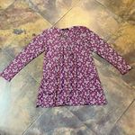 NWT Yak & Yeti Butterfly Long Sleeve Tunic Small Purple Photo 4