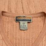 Vintage Y2K Bobby Chan Creamsicle Silk Blend Sweater Vest Old Money Size M Orange Size M Photo 5