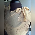 Vintage Max Studio nude silk sheath midi dress, size medium Tan Photo 3