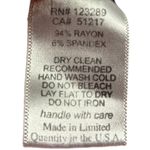 Michael Lauren Black Ribbed Cold Shoulder 3/4 Sleeve Top Womens Size S Photo 3