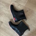 Samsraber Women's Low Rain Boots, Black, Size Women US11/ EU43, Men 9.5 Black Photo 4