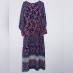 CAbi Festive Boho Floral Maxi Dress Photo 5