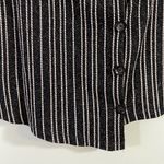 Urban Outfitters Women's Black & White Textured Striped A-line Skirt Size S Photo 2