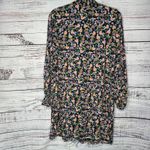 Boden Floral Long Sleeve Dress Black Multicolor Boho Midi 12R Size 12 Photo 2