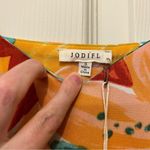 JODIFL Sleeveless Dress Floral Print Vibrant Babydoll Hawaiian Womens Size Small Photo 5