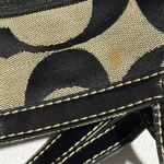 Coach F19202 Signature Stripe Lurex Large Diaper Baby Tote Bag Purse Black Trim Photo 10