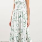 Fruit Printed Dress Green Size XS Photo 1