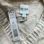 Nic+Zoe Evening Chill Sweater in Warm Sand, Size XL New w/Tag $138 Photo 7