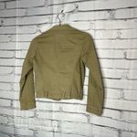 ZARA  BASIC Tan Cargo Utility Jacket XS Full Zip Asymmetrical Y2K Streetwear Photo 8