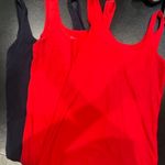 Bundle of 3 Tank Tops 1 Small Black 1 Small Red 1 Medium Red Photo 0