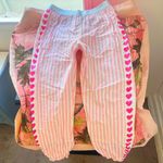 Victoria's Secret y2k coquette girly pink heart striped pajama pants Photo 1