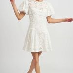 En Saison Adina Lace Mini Dress in White Size Small NWT Photo 8