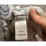 Lost + Wander NWT  Blue Leopard Size Medium Women Long Sleeve‎ Square Neck Top Photo 5