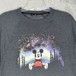 Disney  x American Eagle Shirt Womens Small Gray‎ Sweatshirt Mickey Mouse Casual Photo 3