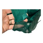 Victoria's Secret Vintage  GOLD LABEL Shiny Green Satin Teddy Sequin Bodysuit S Photo 3