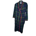Vintage Evelyn Pearson Plaid Lounge Robe Belted Acrylic Made in USA Medium Sleep Size undefined Photo 1