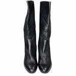 Markon Sandusky Boots 8 Black Leather Mid Calf Pull On Riding Western Equestrian Photo 5