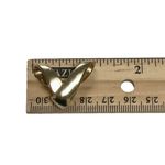 14k 14KT Gold V Initial Slide Yellow Gold Pendant Omega Fancy Photo 6