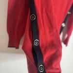 Chico's  Womens Small Button Side Pullover Mock Neck runic sweater top Photo 3