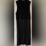 StitchFix / Fortune & Ivy sleeveless black maxi dress with pleated skirt; 1X Photo 6