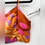 Christian LaCroix Crop Top Colorful Animal Print Art Ruched Back Y2K Size Large Photo 10