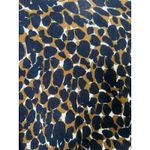 Chico's  Mosaic Animal Print V Neck Knit Sweater Top Size 1 Medium Brown Black Photo 3