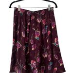 Liz Baker Vintage Plum Floral  Essentials Midi Skirt Photo 1