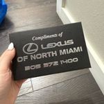 Lexus of North Miami Leather Keychain and Pen Set New Photo 1