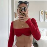 Princess Polly Red Longsleeve Photo 0