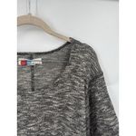 Free People Free People FP Beach Nani Top XS Marled Grey Rolled Sleeve Slouchy Coast Photo 7