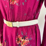 Ralph Lauren  Vintage White Leather Belt Monogram Logo Photo 2