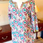 Dress Kaftan Tribal Cotton Tunic India Womens Medium Hippy New Green Photo 8