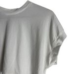AGOLDE Aiden Solid White Organic Cotton Cropped Short Sleeve Crewneck Tee XS Photo 7