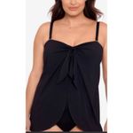 Ralph Lauren NWT LAUREN Black Plus Beach Solids One Piece Swimdress 16W Photo 8