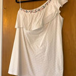 Highline  Eyelet One Shoulder Dress Size Large Photo 0