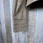 Abandon Size Medium Italian Shine Coated Leather In a Caramel Color w/Pockets Tan Photo 5