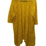Torrid Yellow Lace Open Kimono Photo 1