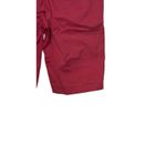 Ralph Lauren Sport Women's Shorts Bermuda Flat Front Snap Pockets Cotton Size 2 Red Photo 5