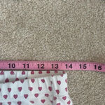 Roberta Roller Rabbit Roller Rabbit Pajama Set Womens Small White Red Hearts 100% Cotton 2 Piece Pants Photo 2